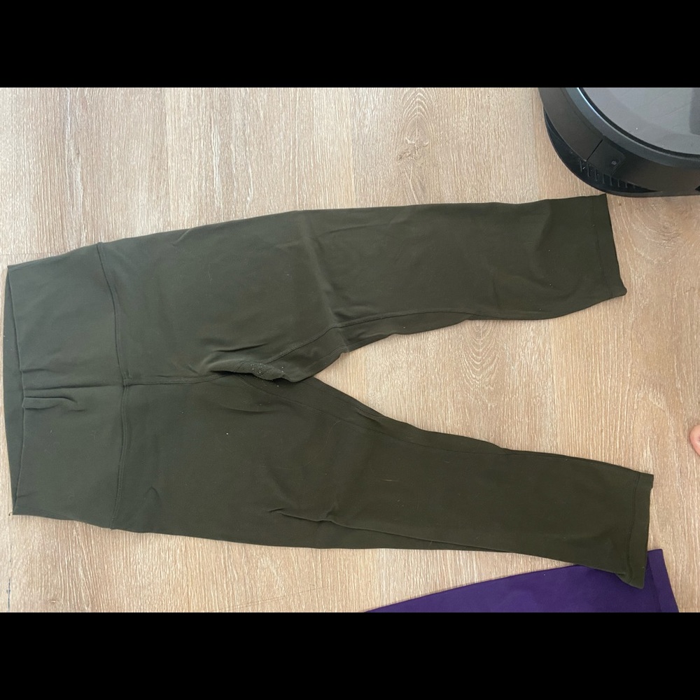 Lululemon army green leggings